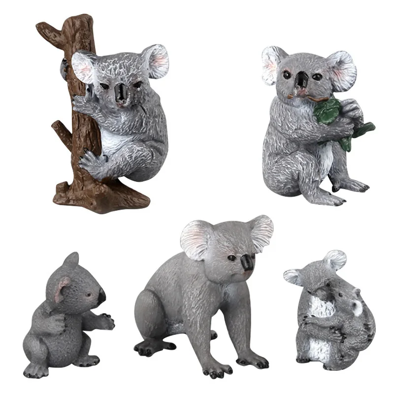 5 Kinds Wild Animal Toys Simulation Cute Koala Figure Collectible Toys Koala Animal Action Figures Kids
5 Kinds Wild Animal Toys Simulation Cute Koala Figure Collectible Toys Koala Animal Action Figures Kids