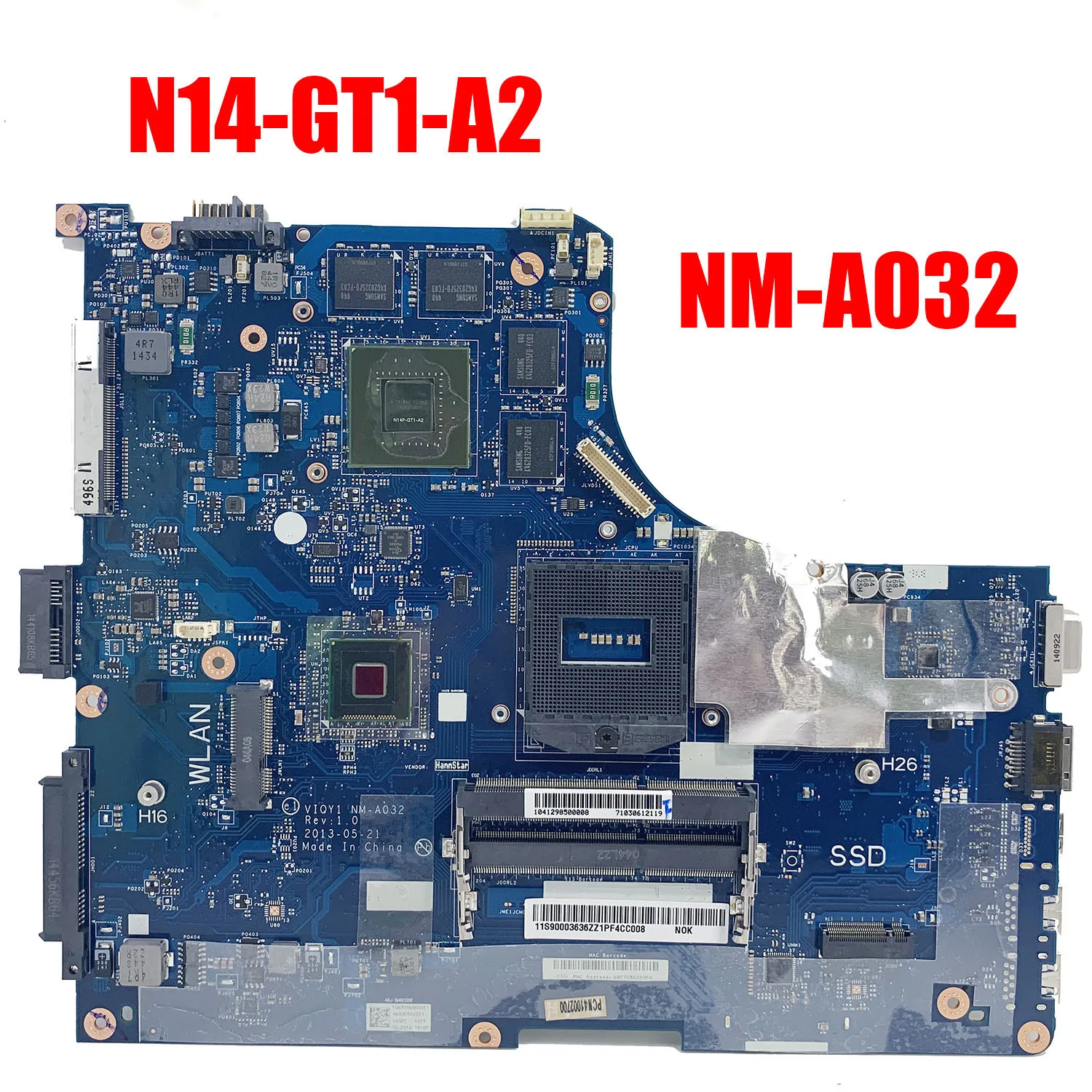 For Lenovo Ideapad Y510P VIQY1 Laptop Motherboard With GT750 GPU N14-GT1-A2 NM-A032 REV:1.0 100% Test Good
For Lenovo Ideapad Y510P VIQY1 Laptop Motherboard With GT750 GPU N14-GT1-A2 NM-A032 REV:1.0 100% Test Good