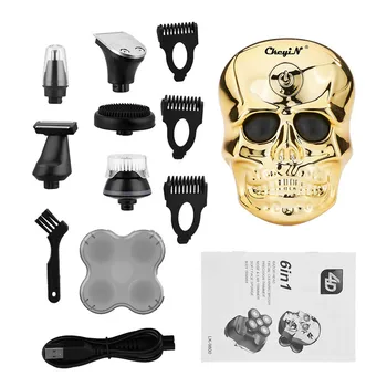 Washable 6 in 1 USB Rechargeable Shaver Five Floating Heads Razor Clipper Nose Ear Trimmer Shaving Machine Men Face Washing
Washable 6 in 1 USB Rechargeable Shaver Five Floating Heads Razor Clipper Nose Ear Trimmer Shaving Machine Men Face Washing