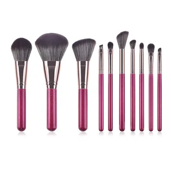 10Pcs Makeup Brushes Set purplish red wooden handle pincel maquiagem maquillaje Makeup Tool for Powder Eyeshadow Cosmetic T10177
10Pcs Makeup Brushes Set purplish red wooden handle pincel maquiagem maquillaje Makeup Tool for Powder Eyeshadow Cosmetic T10177
