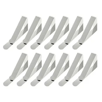 12Pcs Desk Table Cloth Tablecloth Cover Clip Clamp Holder Party Stainless Steel Tablecloth Clamps Wedding
12Pcs Desk Table Cloth Tablecloth Cover Clip Clamp Holder Party Stainless Steel Tablecloth Clamps Wedding