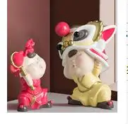 LION DANCE FIGURE STATUE ORNAMENTS RESIN PORTRAIT DESK DECORATION VINTAGE HOME DECOR CLASSICAL CHARACTER PAINTED CRAFT SCULPTURE
LION DANCE FIGURE STATUE ORNAMENTS RESIN PORTRAIT DESK DECORATION VINTAGE HOME DECOR CLASSICAL CHARACTER PAINTED CRAFT SCULPTURE