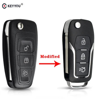 KEYYOU 10X Modified 3 Buttons Flip Folding Remote Key Shell Case for Ford C-Max S-Max Focus Grand Mondeo 2010-2014 Auto Key Case
KEYYOU 10X Modified 3 Buttons Flip Folding Remote Key Shell Case for Ford C-Max S-Max Focus Grand Mondeo 2010-2014 Auto Key Case