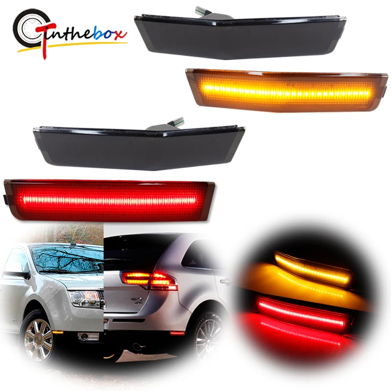 Gtinthebox Front White / Amber Rear Red LED Side Marker Lights For 2007-2010 Lincoln MKX Fender Flare Lights Turn Signal Lights
Gtinthebox Front White / Amber Rear Red LED Side Marker Lights For 2007-2010 Lincoln MKX Fender Flare Lights Turn Signal Lights