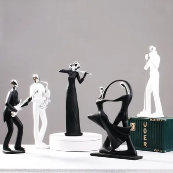 CONCISE NORDIC INTERIOR MUSIC SCENE FIGURINES DECOR/SING DANCE VIOLIN SAXOPHONE SHOWPIECE BAND STATUE SCULPTURE HOME ACCESSORIES 
CONCISE NORDIC INTERIOR MUSIC SCENE FIGURINES DECOR/SING DANCE VIOLIN SAXOPHONE SHOWPIECE BAND STATUE SCULPTURE HOME ACCESSORIES
