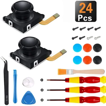 3D Replacement Joystick Analog Thumb Stick for Nintendo Switch JoyCon Controller Include Tri-Wing Screwdriver Tool Kits
3D Replacement Joystick Analog Thumb Stick for Nintendo Switch JoyCon Controller Include Tri-Wing Screwdriver Tool Kits