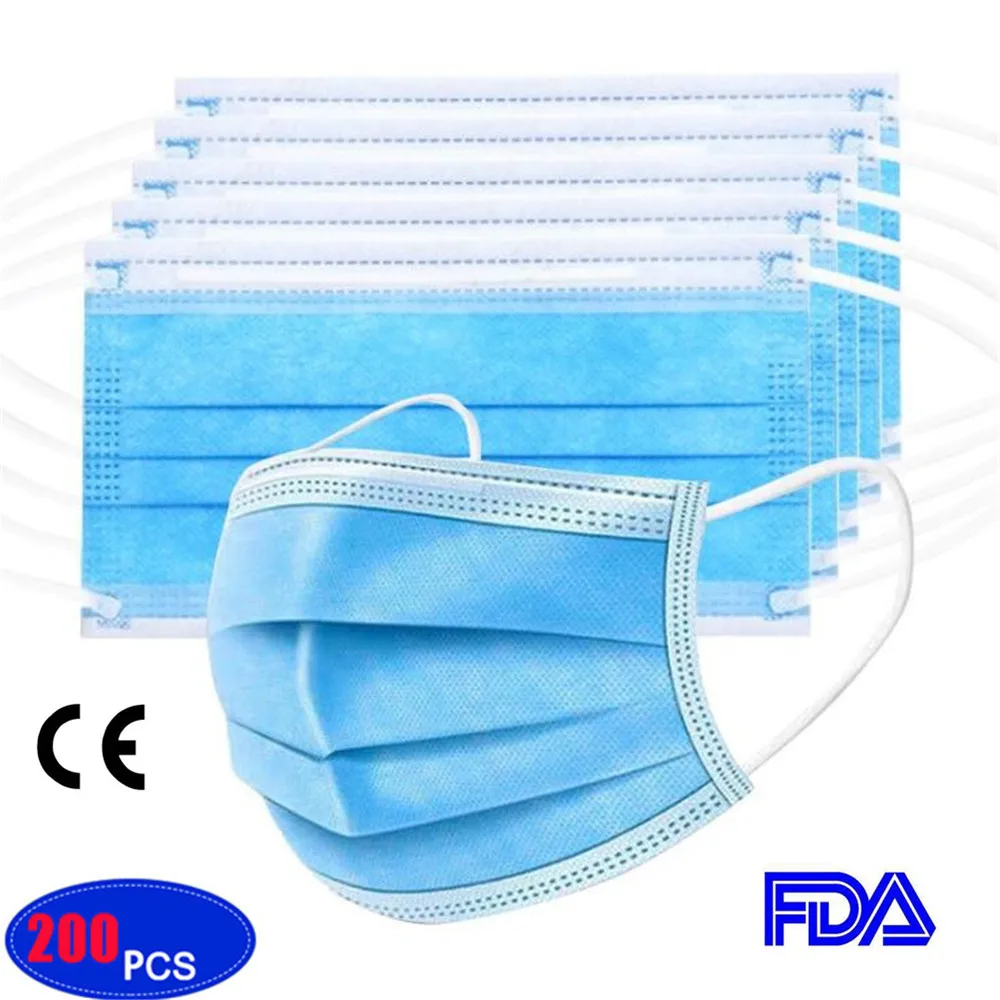 200pcs Disposable Mask Fast Ship within 24h Personal Nonwoven CE Disposable Face Mask Mouth Cover One-time Respirator Anti-Dust
200pcs Disposable Mask Fast Ship within 24h Personal Nonwoven CE Disposable Face Mask Mouth Cover One-time Respirator Anti-Dust