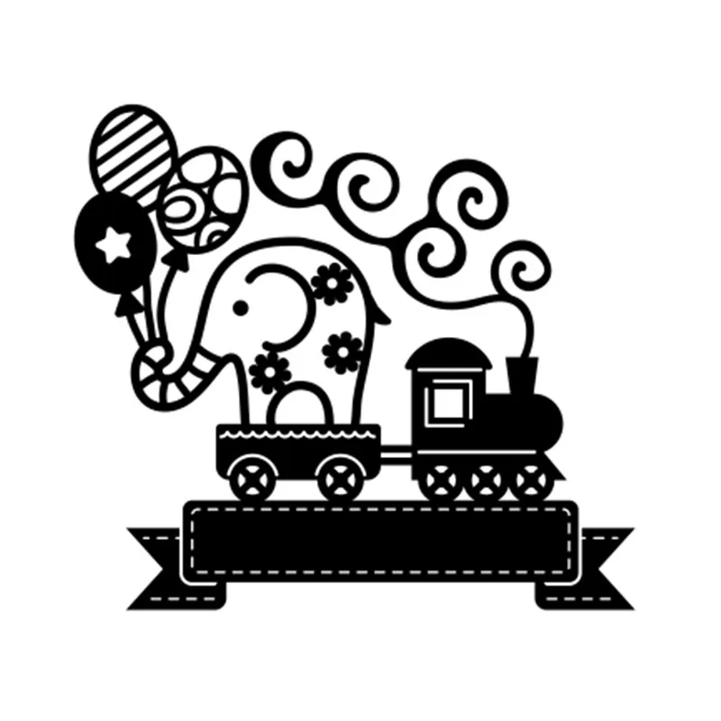 DiyArts Banner Dies Elephant on Train Metal Cutting Dies Stencils for DIY Scrapbooking Decoration Embossing Handcraft Die Cut
DiyArts Banner Dies Elephant on Train Metal Cutting Dies Stencils for DIY Scrapbooking Decoration Embossing Handcraft Die Cut