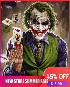 OPDBN Handpainted Oil Painting Wall Sticker Canvas Painting by Number Movie Characters Posters Room Decor Home Decor No Frame
OPDBN Handpainted Oil Painting Wall Sticker Canvas Painting by Number Movie Characters Posters Room Decor Home Decor No Frame
