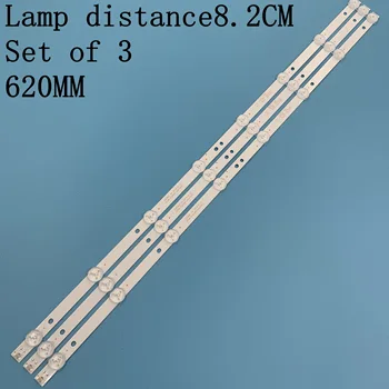 620mm 8 LED Backlight Lamp for 4708-K320WD-A2213K01 LE32D59 32PFL3045 K320WD6 471R1055 32PFL3045/T3 LE32D8800 D32KH1000 K320WD1
620mm 8 LED Backlight Lamp for 4708-K320WD-A2213K01 LE32D59 32PFL3045 K320WD6 471R1055 32PFL3045/T3 LE32D8800 D32KH1000 K320WD1