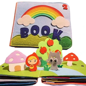 2020 New DIY Felt Quiet Book of Kid's Early Education Story Book 24X20CM Felt Cloth Montessori Pictures Book Toy For Baby's Gift
2020 New DIY Felt Quiet Book of Kid's Early Education Story Book 24X20CM Felt Cloth Montessori Pictures Book Toy For Baby's Gift