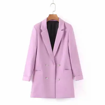 Office Lady Fashion Double Breasted Solid Blazers Pleated Long Sleeve Pocket Coat Women Notched Collar Elegant Blazer Sale Items
Office Lady Fashion Double Breasted Solid Blazers Pleated Long Sleeve Pocket Coat Women Notched Collar Elegant Blazer Sale Items