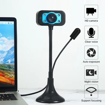 PC video Conference Web Tutorial USB Mini Camera Built-in Microphone High-end Video Call Computer Peripheral Web Camera
PC video Conference Web Tutorial USB Mini Camera Built-in Microphone High-end Video Call Computer Peripheral Web Camera