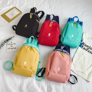 Korean children's bag 2019 new Korean fashion canvas backpack men and women custom personalized letter bag
Korean children's bag 2019 new Korean fashion canvas backpack men and women custom personalized letter bag