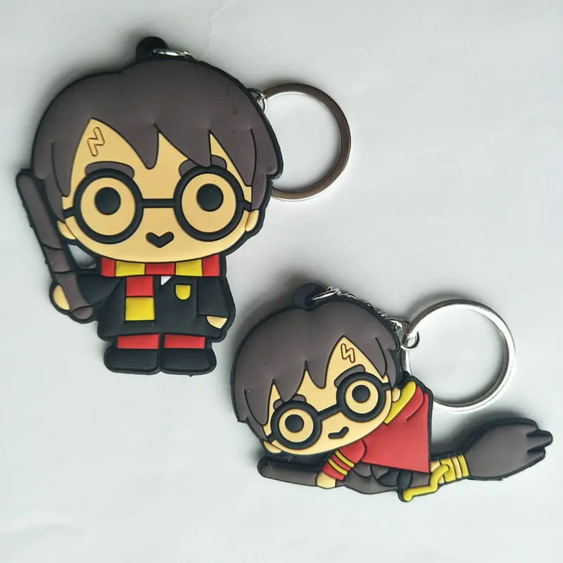 Cartoon Potter key chain PVC keychain broomstick cute fun fashion personalized Pendant jewelry backpack accessories llaveros
Cartoon Potter key chain PVC keychain broomstick cute fun fashion personalized Pendant jewelry backpack accessories llaveros