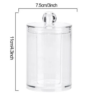 2Pcs Cotton Pad Organizer Box, Round Clear Acrylic Holder for Cotton Pads and Makeup Puff
2Pcs Cotton Pad Organizer Box, Round Clear Acrylic Holder for Cotton Pads and Makeup Puff