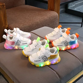 Children's Sneakers kids Glowing Sneakers New LED Sneakers With Lights Girls Luminous Casual Baby Toddler Boys Flat Sports Shoes
Children's Sneakers kids Glowing Sneakers New LED Sneakers With Lights Girls Luminous Casual Baby Toddler Boys Flat Sports Shoes