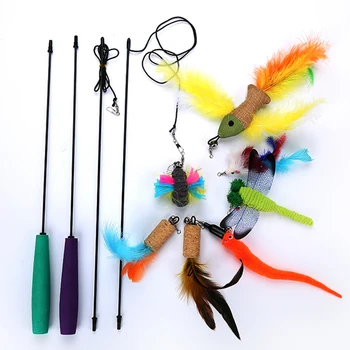 9pcs Cartoon Kitten With Refills Cat Teaser Set Mouse Pet Replacement Chase Toys Butterfly Dragonfly Interactive Funny Bird
9pcs Cartoon Kitten With Refills Cat Teaser Set Mouse Pet Replacement Chase Toys Butterfly Dragonfly Interactive Funny Bird