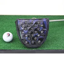 Golf Rivet Putter Head protective case Golf Putter Cap Cover Waterproof Dustproof with Magnetic Buckle Anti-Falling Plush Lining
Golf Rivet Putter Head protective case Golf Putter Cap Cover Waterproof Dustproof with Magnetic Buckle Anti-Falling Plush Lining