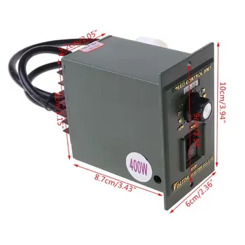 AC 220V 400W 50/60HZ AC Motor Speed Regulator Motor Speed Controller Forward and Backward
AC 220V 400W 50/60HZ AC Motor Speed Regulator Motor Speed Controller Forward and Backward