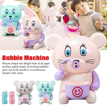 Game Automatic Blower Kids Toy Portable ABS Leakproof Home Garden Outdoor Bubble Machine Gift Easy Apply Mouse Shape Fun
Game Automatic Blower Kids Toy Portable ABS Leakproof Home Garden Outdoor Bubble Machine Gift Easy Apply Mouse Shape Fun