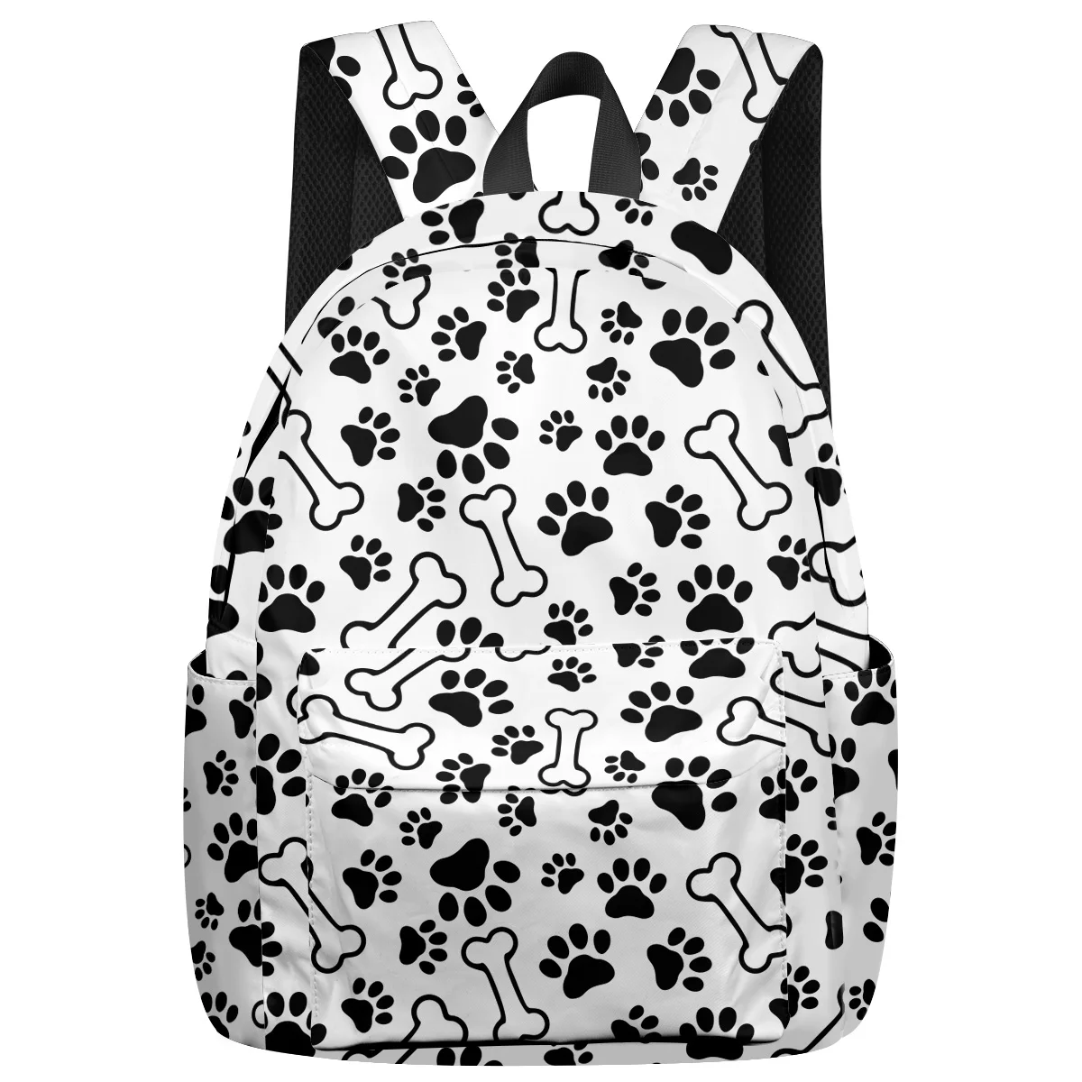WHEREISART Black And White Bone Dog Paw Print Pet Cartoon Backpacks Soft And Comfortable Bottle Side Pockets St. Patrick'S Day
WHEREISART Black And White Bone Dog Paw Print Pet Cartoon Backpacks Soft And Comfortable Bottle Side Pockets St. Patrick'S Day