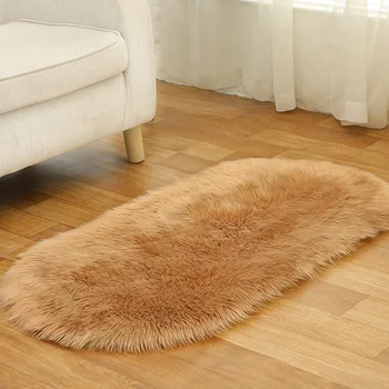 New artificial wool oval carpet washable solid color plush soft floor mat European living room bedroom sofa home floor mat
New artificial wool oval carpet washable solid color plush soft floor mat European living room bedroom sofa home floor mat