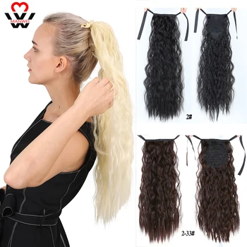 MANWEI Long Curly Ponytail Hairpiece Heat Resistant Synthetic Hair Tail Clip Long Drawstring Ponytail Clip Hair Extensions
MANWEI Long Curly Ponytail Hairpiece Heat Resistant Synthetic Hair Tail Clip Long Drawstring Ponytail Clip Hair Extensions