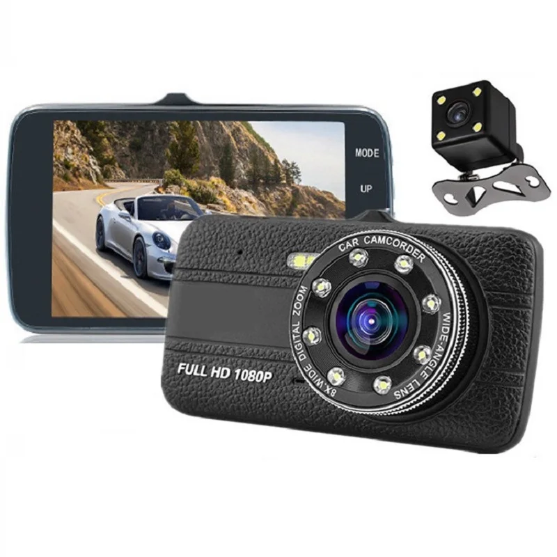 HD 4 .0 Inch Dual Lens Image 1080P Hidden Wide Angle Driving Recorder Dash Cam Dual Lens Car DVR Camera LED Fill-in Light
HD 4 .0 Inch Dual Lens Image 1080P Hidden Wide Angle Driving Recorder Dash Cam Dual Lens Car DVR Camera LED Fill-in Light