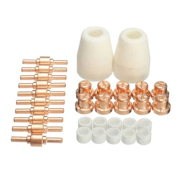 32pcs For PT 31 LG-40 40a Standard Size Plasma Cutting Torch Cutter Consumables Extended Tip Nozzles Electrode
32pcs For PT 31 LG-40 40a Standard Size Plasma Cutting Torch Cutter Consumables Extended Tip Nozzles Electrode