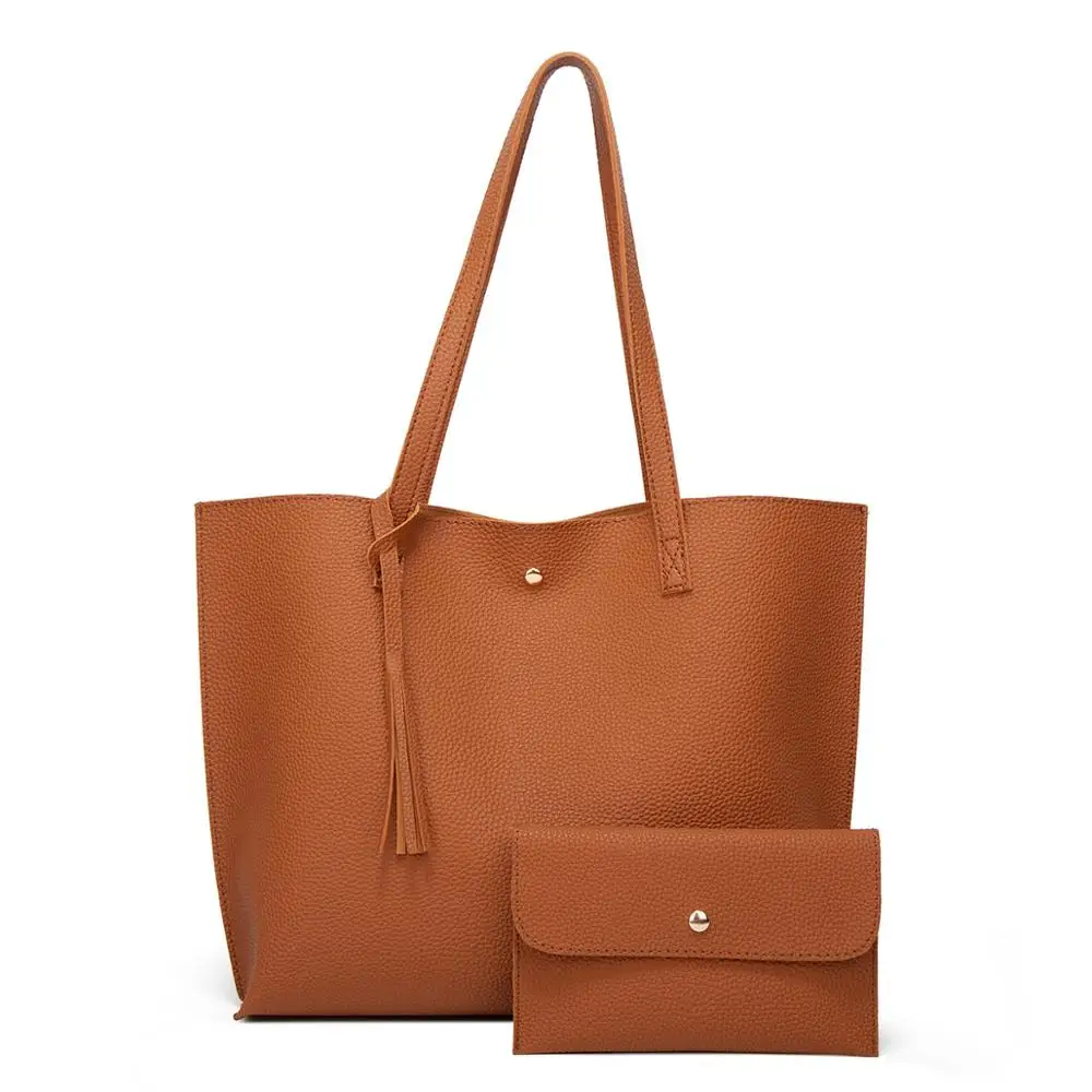 LANZHIXIN Woman Bag Set Tassel Litchi Grain Fashion Female Purse and Handbag Two-Piece Shoulder Bag Tote Messenger Purse Bag
LANZHIXIN Woman Bag Set Tassel Litchi Grain Fashion Female Purse and Handbag Two-Piece Shoulder Bag Tote Messenger Purse Bag