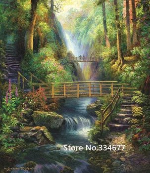 Bridge in forest green scener for Embroidery Needlework 14CT Counted Unprinted DIY Cross Stitch Kits Handmade Art Wall Decor
Bridge in forest green scener for Embroidery Needlework 14CT Counted Unprinted DIY Cross Stitch Kits Handmade Art Wall Decor