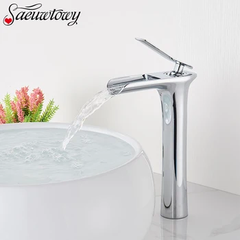 Deck Mounted Chrome High Style Bathroom Basin Faucet Waterfall Sprinkler Hot And Cold Water Tank Mixer Faucet Wash Basin Tap
Deck Mounted Chrome High Style Bathroom Basin Faucet Waterfall Sprinkler Hot And Cold Water Tank Mixer Faucet Wash Basin Tap