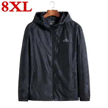 2020 plus size 8XL New Spring Autumn Hooded Jacket Men Casual Slim Patchwork Windbreaker Jacket Male Outwear Zipper Thin Coat
2020 plus size 8XL New Spring Autumn Hooded Jacket Men Casual Slim Patchwork Windbreaker Jacket Male Outwear Zipper Thin Coat