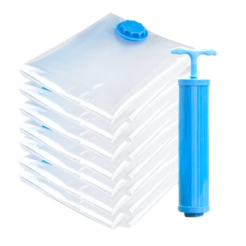 NEW Vacuum Pouch For Clothes Storage Bag Home Organizer Transparent Foldable Compressed Large Seal Space Saving Seal Bags
NEW Vacuum Pouch For Clothes Storage Bag Home Organizer Transparent Foldable Compressed Large Seal Space Saving Seal Bags