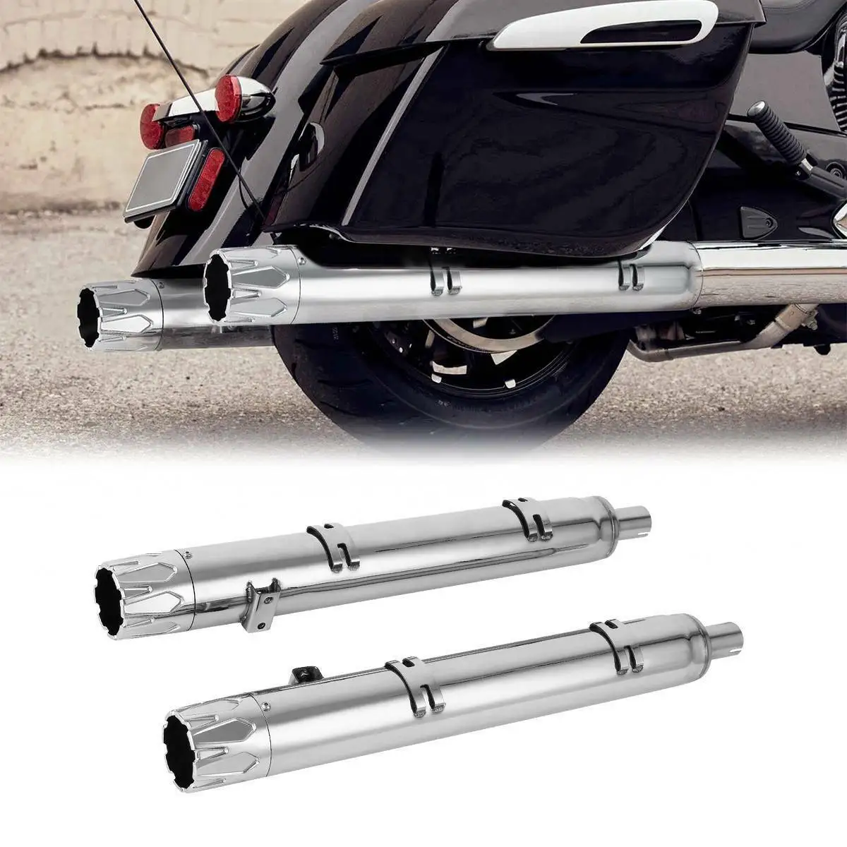 Motorcycle Muffler Exhaust Pipes For Indian Vintage Classic 2014-2018 Springfield Dark Horse 2019 2020 2021 Elite Challenger
Motorcycle Muffler Exhaust Pipes For Indian Vintage Classic 2014-2018 Springfield Dark Horse 2019 2020 2021 Elite Challenger