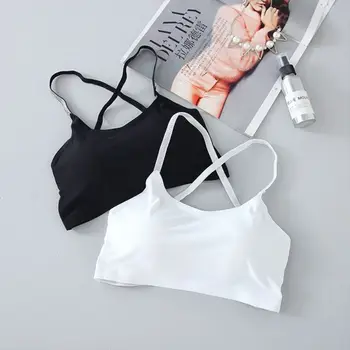 Women Seamless Sport Bra Glitter Cross Strappy Bralette Breathable Mesh Crop Top M6CD
Women Seamless Sport Bra Glitter Cross Strappy Bralette Breathable Mesh Crop Top M6CD