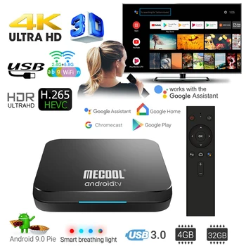MECOOL KM9 Pro TV Box Android 9.0 4G RAM 64G ROM 2.4G/5G WiFi 4.1 Amlogic S905X2 Android 9.0 TV Box Media Player
MECOOL KM9 Pro TV Box Android 9.0 4G RAM 64G ROM 2.4G/5G WiFi 4.1 Amlogic S905X2 Android 9.0 TV Box Media Player