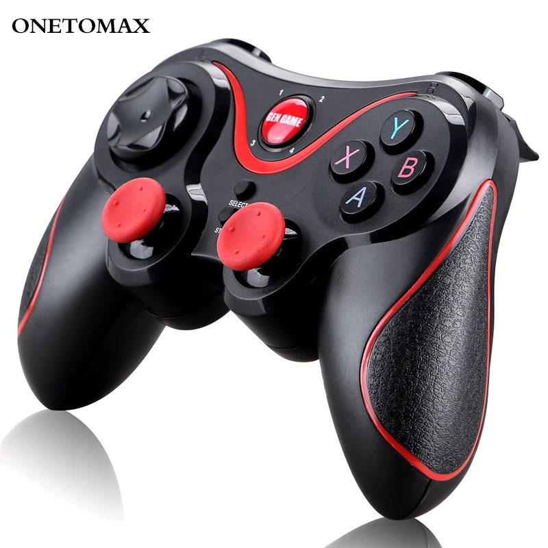 Wireless Joystick Bluetooth Gamepad for iPhone Android Game Controller Bluetooth BT3.0 Joystick For PS3 PC Tablet TV Box Holder
Wireless Joystick Bluetooth Gamepad for iPhone Android Game Controller Bluetooth BT3.0 Joystick For PS3 PC Tablet TV Box Holder