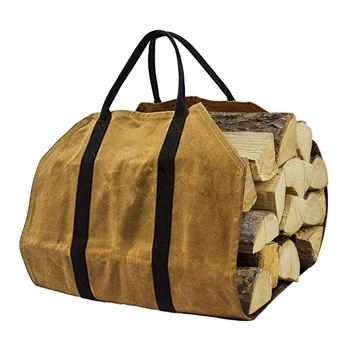 Firewood Carrier Log Carrier Wood Carrying Bag Fireplace 16oz Waxed Canvas Strap
Firewood Carrier Log Carrier Wood Carrying Bag Fireplace 16oz Waxed Canvas Strap