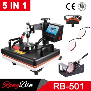 29*38CM 5 in 1 Combo Heat Press Printer Sublimation Machine Heat Press Machine for T-shirts Plates Cap Mug Phone Cover Plates
29*38CM 5 in 1 Combo Heat Press Printer Sublimation Machine Heat Press Machine for T-shirts Plates Cap Mug Phone Cover Plates