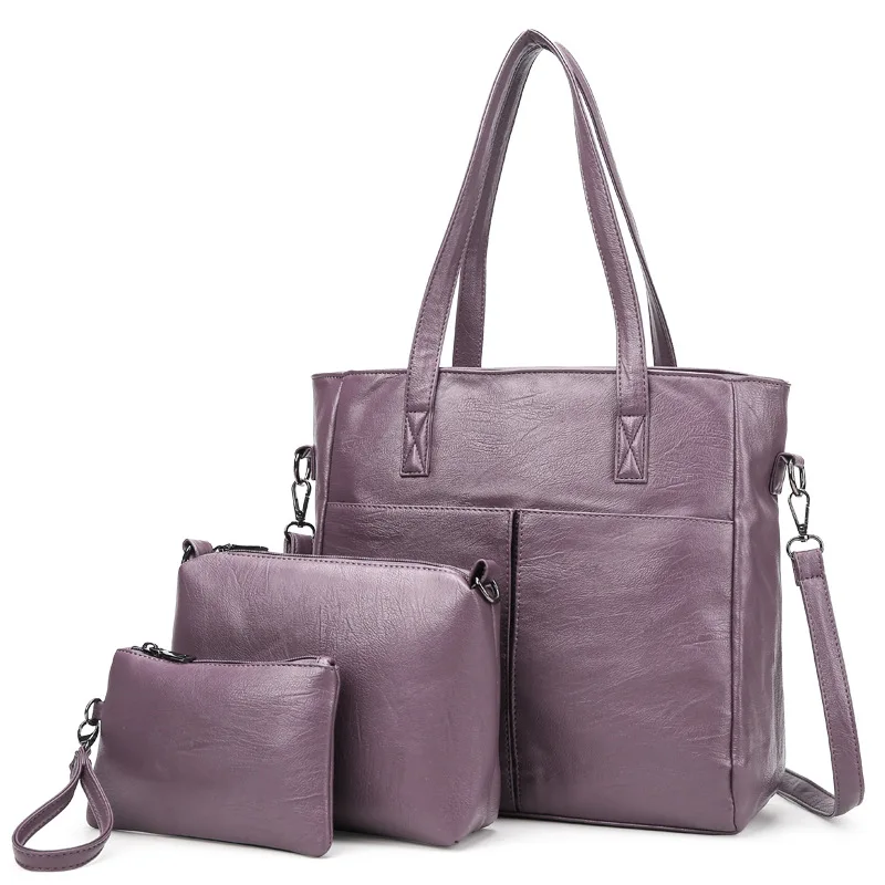 WOMEN'S Bag 2017 New Style Sheepskin Women's Hand Large Bag Casual Different Size Bags Three-piece Set Crossbody Bag
WOMEN'S Bag 2017 New Style Sheepskin Women's Hand Large Bag Casual Different Size Bags Three-piece Set Crossbody Bag