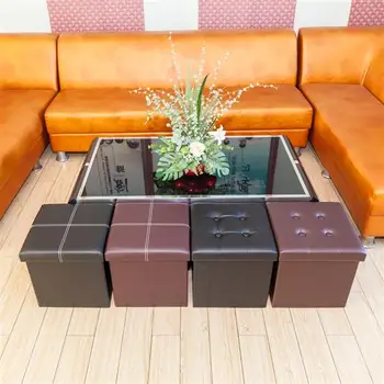 Leather Footstool Sofa Ottoman Folding Footrest Seat Home Room Storage Box Chair
Leather Footstool Sofa Ottoman Folding Footrest Seat Home Room Storage Box Chair