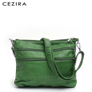 CEZIRA Fashion PU Messenger Bag For Women Double Zip Pockets Ladies Vegan Washed Leather Handbag Female Function Crossbody Bolsa
CEZIRA Fashion PU Messenger Bag For Women Double Zip Pockets Ladies Vegan Washed Leather Handbag Female Function Crossbody Bolsa