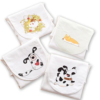 

New 1Pcs Baby Wicking Towel Absorb Sweat Back Towel Perspiration Wipes Reusable Random Cartoon Print Baby Towel