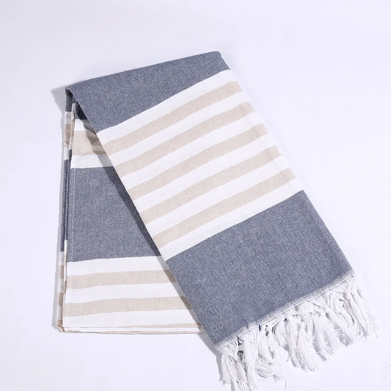 Turkish Tassel Towel 100% Striped Adult Beach Blanket Spa Hammam Shawl Hotel Tassel Tippet Scarves 100x180cm
Turkish Tassel Towel 100% Striped Adult Beach Blanket Spa Hammam Shawl Hotel Tassel Tippet Scarves 100x180cm