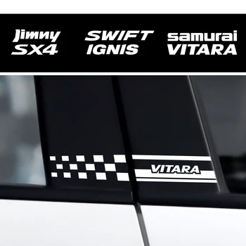 For Suzuki Grand Vitara Baleno SX4 Swift Jimny IGNIS ALTO Samurai 2Pcs Vinyl Car Stickers Side Window Center B Pillar Decals
For Suzuki Grand Vitara Baleno SX4 Swift Jimny IGNIS ALTO Samurai 2Pcs Vinyl Car Stickers Side Window Center B Pillar Decals