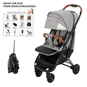 

YOYAPLUS-pro Baby Stroller Airplane Portable Travel Pram Baby Cart Trolley Stroller Canopy With Zipper 10 Gifts Fast Delivery