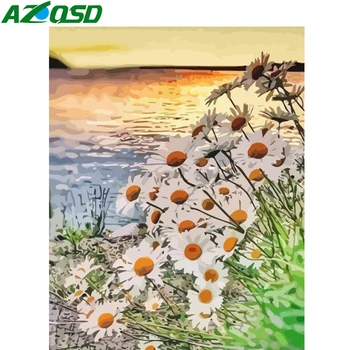 AZQSD Paint By Numbers For Adults Flower DIY Unframe Decoration Coloring By Numbers Daisy Acrylic Paint Handpainted Gift
AZQSD Paint By Numbers For Adults Flower DIY Unframe Decoration Coloring By Numbers Daisy Acrylic Paint Handpainted Gift