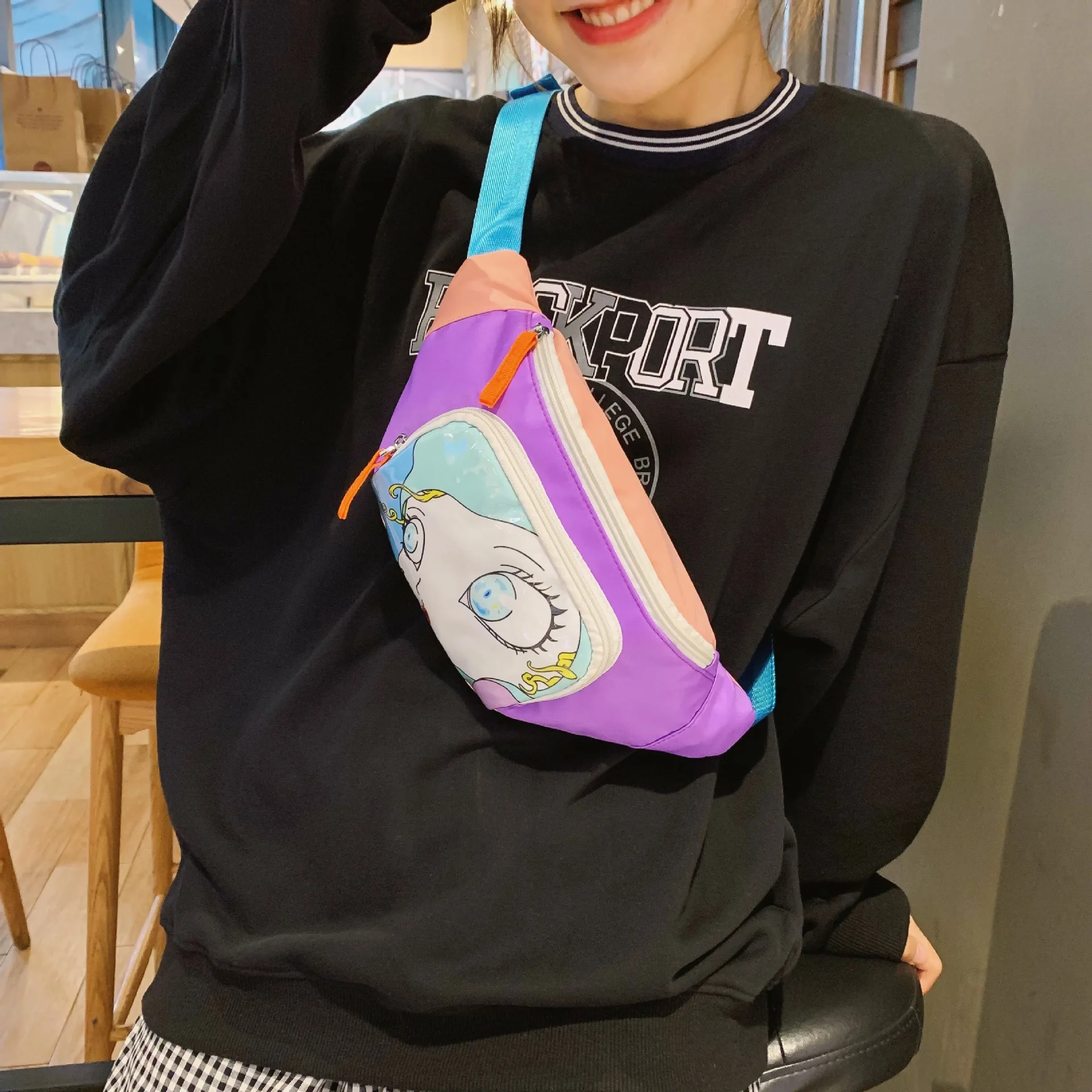 Wallet Women's 2019 Autumn And Winter New Style Fashion GIRL'S Shoulder Bag Simple Versatile Cartoon Chest Pack
Wallet Women's 2019 Autumn And Winter New Style Fashion GIRL'S Shoulder Bag Simple Versatile Cartoon Chest Pack